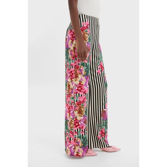 TUCKERNUCK Flowering Trellis Drapey Twill Erin Pants Size L NWT - Picture 6 of 8